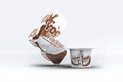 Plastic Container for Yogurt Mockup, a Packaging Mockup by Hubzway (Thumbnail 5 of 9)