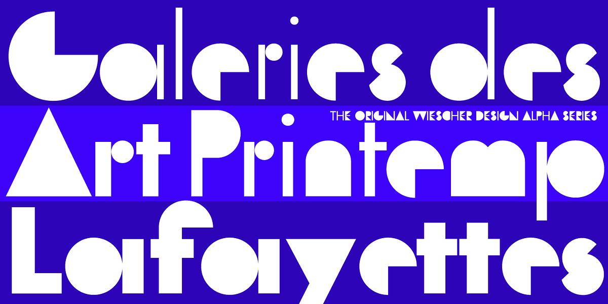 AlphaOne, a Font by Wiescher-Design (Photo 4 of 8)