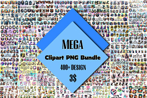Mega Clipart PNG Bundle, an Illustration by Wow Magic