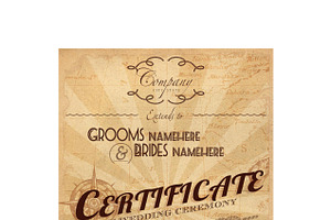 nautical ceremony certificate