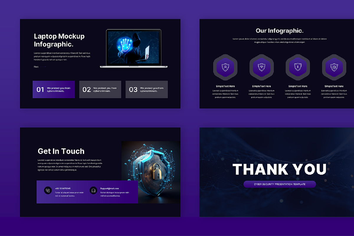 Cyber Security Powerpoint, a Presentation Template by Biwarastudio (Photo 5 of 5)