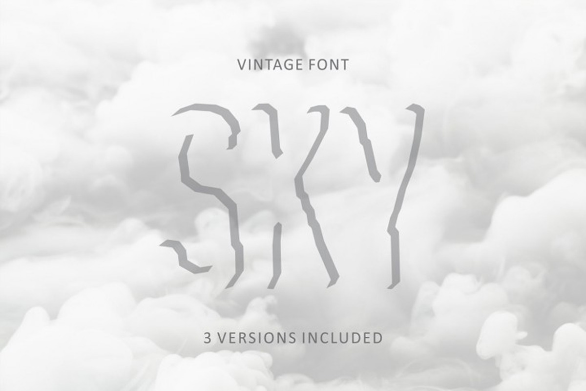 Ghostly Shadow 3 versions font