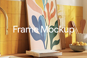 Kitchen Frame Mockup Set, a Household Mockup by Ombra Studio (Thumbnail 9 of 9)