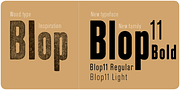 Blop 11, a Sans Serif Font by Osialus (Thumbnail 2 of 9)