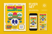 Dia De Los Muertos Flyer, a Flyer Template by graphicook (Thumbnail 1 of 3)