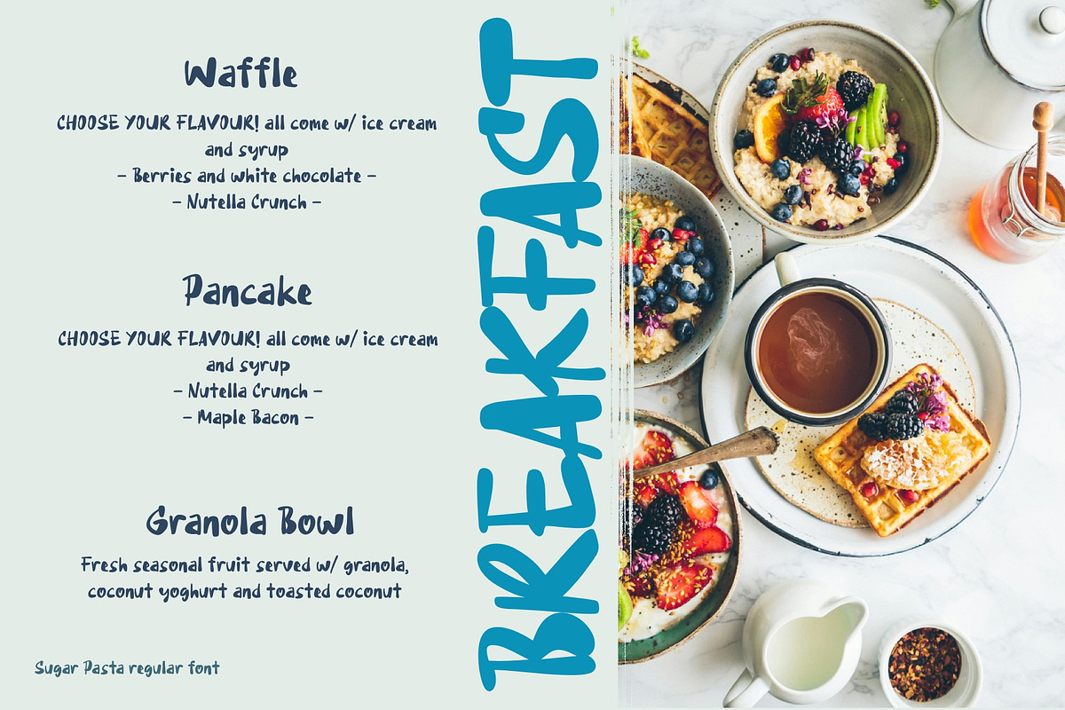 Sugar Pasta font, a Handwritten Font by D&K Project (Photo 4 of 9)