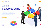 Partnership and Business Teamwork, a Person Illustration by TAlex (Thumbnail 5 of 6)