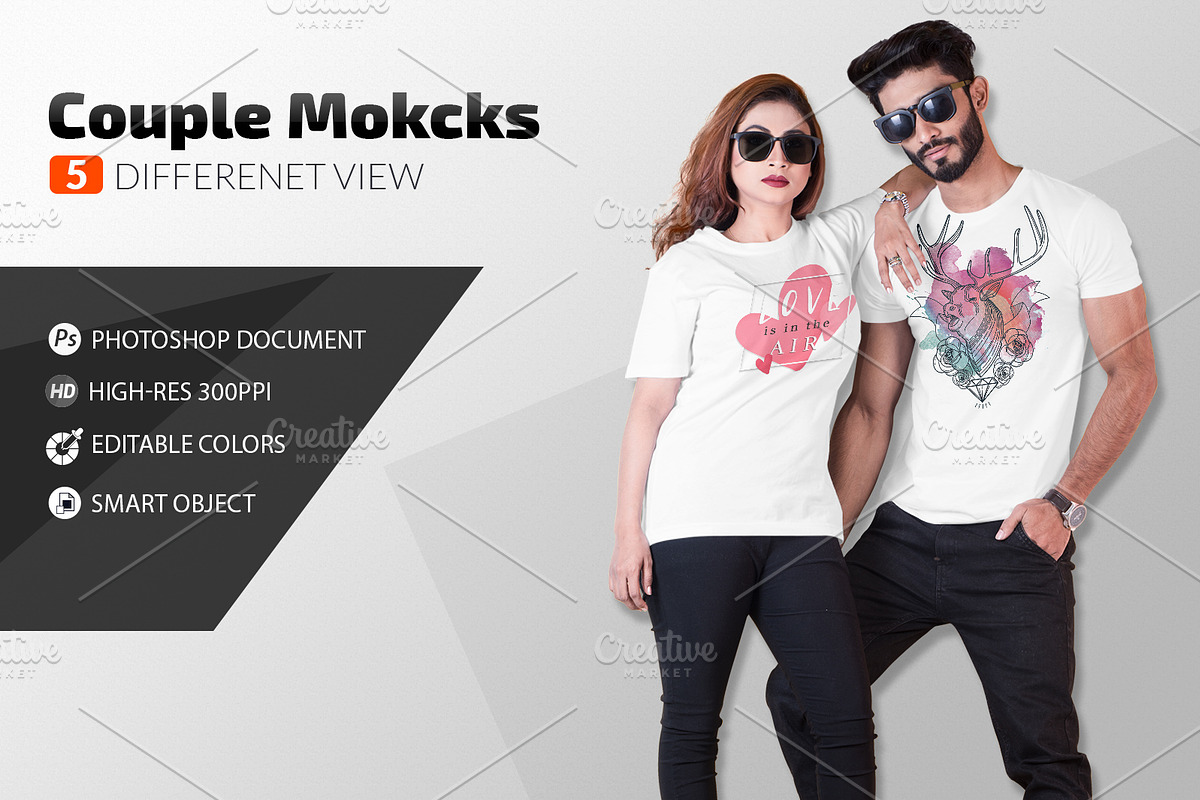 T-Shirt Fashion Mock-Up-V-2-001, a Shirt Mockup by designvillage (Photo 1 of 6)