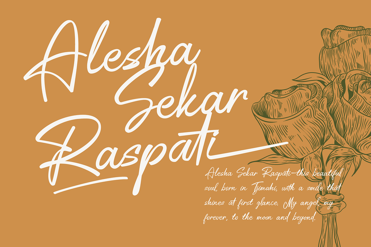 Ceylonite – Stylish Handwriting Font, a Script Font by Pokal Studio (Photo 2 of 16)