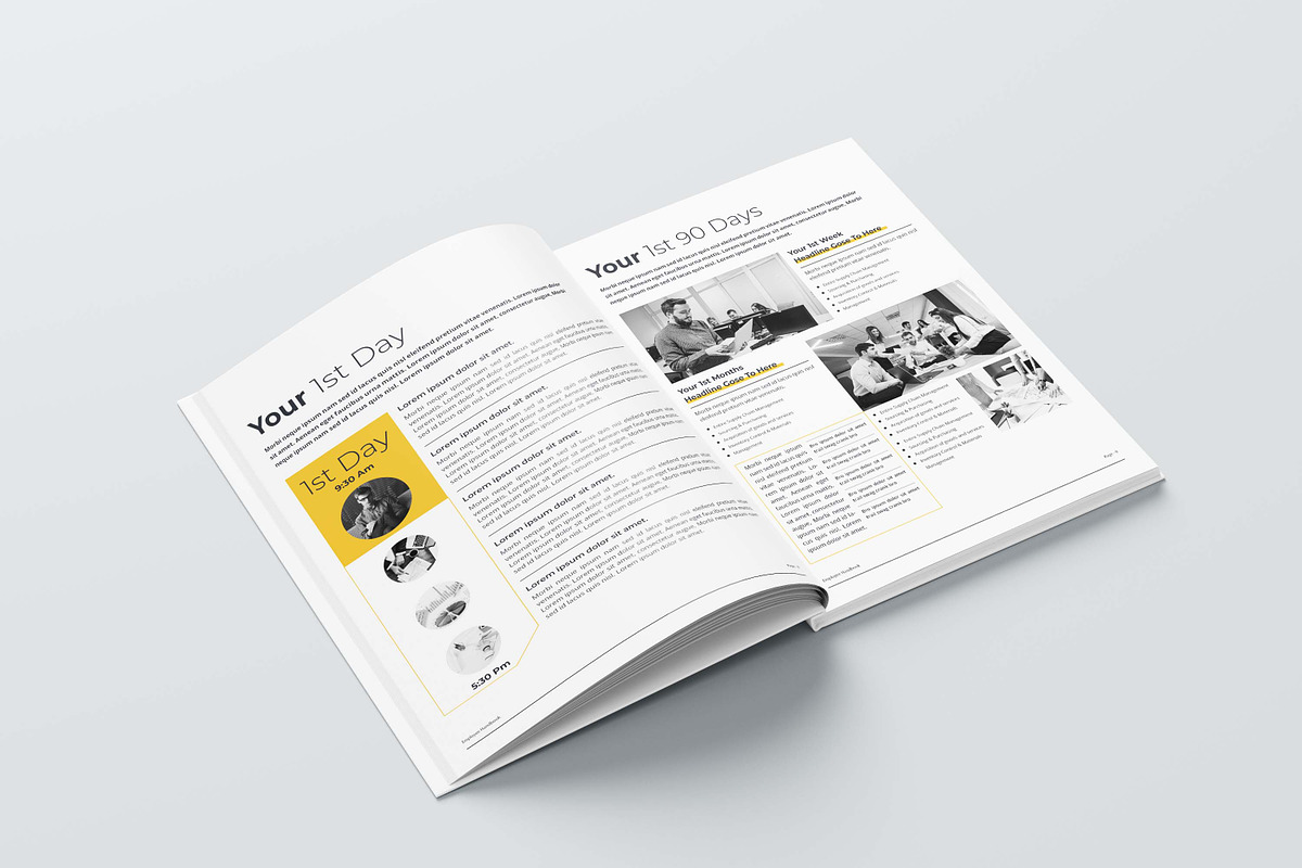 HR / Employee Handbook, a Brochure Template by obayes (Photo 11 of 18)