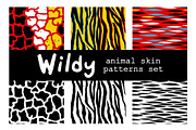WILDY | animal skin patterns set, a Pattern Graphic by Nastya Tkachova (Thumbnail 3 of 8)