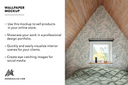 Wallpaper Mockup - Loft Bedroom, a Household Mockup by Andrea Muller (Thumbnail 2 of 6)
