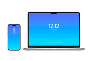 Laptop Macbook Screen Mockup Bundle, a Mac Mockup by graphypix (Thumbnail 13 of 14)