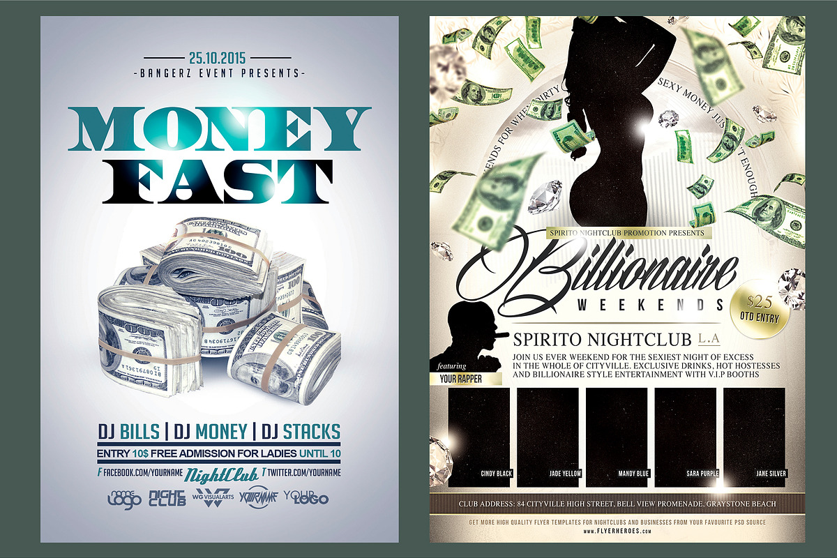 5 Money Flyer Bundlе, a Design Template by PopotLane (Photo 3 of 4)
