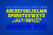 Varsity Team Sports Font, a Font by DonMarciano (Thumbnail 2 of 5)