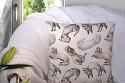 Cute Ferrets+patterns, an Animal Illustration by TheCuteShop (Thumbnail 8 of 8)