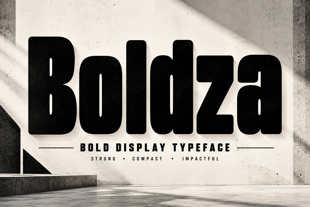 Boldza, a Serif Font by Wow Magic (Photo 1 of 4)