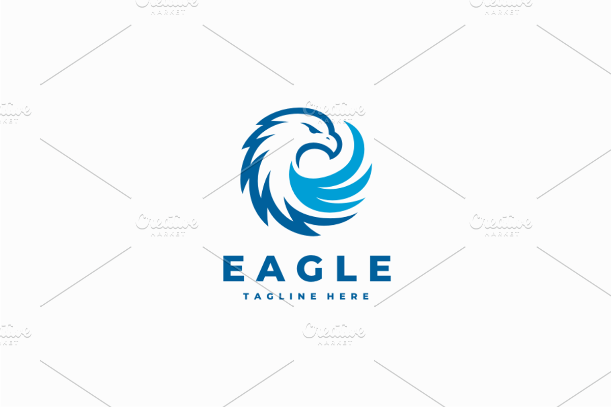 Eagle Logo Template, a Branding & Logo Template by yopie (Photo 1 of 3)