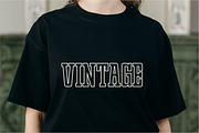 Varsity College - Vintage Slab Serif, a Slab Serif Font by Pian45 Studio (Thumbnail 7 of 8)