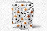 Halloween pattern with cute pumpkins, a Pattern Graphic by lindoet23 (Thumbnail 3 of 3)