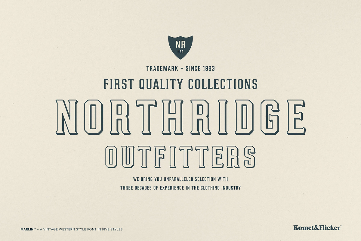 MARLIN - A Western Style Font, a Serif Font by Komet & Flicker (Photo 13 of 15)