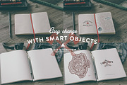 34 Hip Notebook Mock-ups, a Pens & Pencil Mockup by Madebyvadim (Thumbnail 2 of 5)