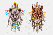 Boho animals 2, an Animal Illustration by Steshnikova (Thumbnail 6 of 6)