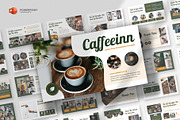 Coffee Business Powerpoint Template, a Presentation Template by fluffstudio (Thumbnail 1 of 4)