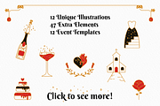 Vintage Wedding Illustrations, an Education Illustration by Bunichi (Thumbnail 5 of 11)