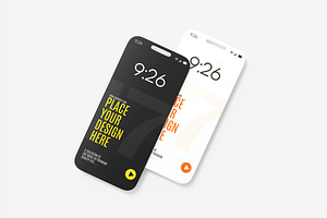 Smartphone Screen Mockup Set, a Product Mockup by graphypix