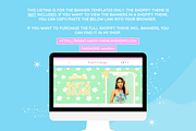 Shop Banner Templates - Colorful, a Shopify Template by SunshineStudioBoutique (Thumbnail 4 of 9)