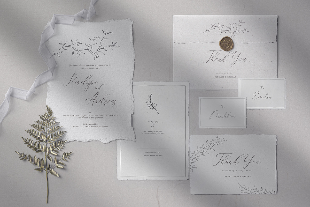 Ardent Elegance - Botanical Set, an Illustration by Backyard Rose (Photo 5 of 13)