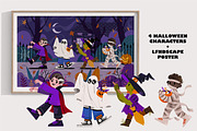 Halloween clipart collection, a Seasonal Illustration by UnaAnya (Thumbnail 4 of 6)