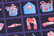 Valentine's Day 3D Icon Pack, an Emoji Icon by Creative Perspective (Thumbnail 7 of 8)