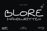 Blore Handwritten, a Handwritten Font by Ideal Eksis (Thumbnail 1 of 5)