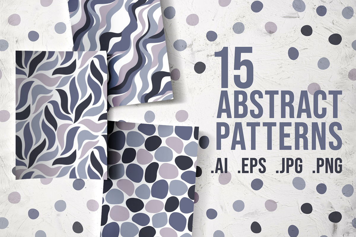 15 abstract patterns, a Pattern Graphic by pineart (Photo 1 of 5)