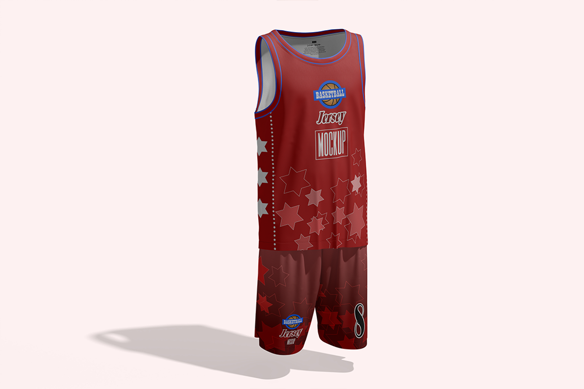 Basket Jersey T-Shirt Mockups, a Shirt Mockup by groens (Photo 2 of 5)
