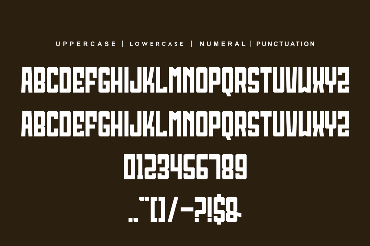 Korengan Font, a Sans Serif Font by alon kelakon (Photo 4 of 5)