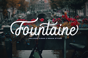 Fountaine Script, a Script Font by Unicode Studio (Thumbnail 1 of 16)