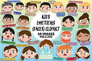 Emotion - Faces Clipart
