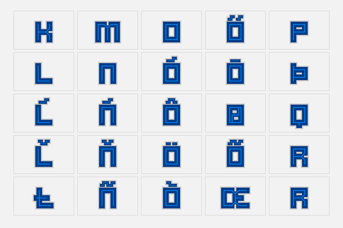 SB Raster Color - SVG Color Font, a Font by SelfBuild Type (Photo 9 of 14)