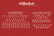 Wishmeluck – Bold Calligraphy Font, a Script Font by deadlock studio (Thumbnail 7 of 8)