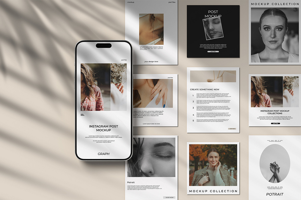 Instagram Post Mockup, a Wearable Device Mockup by graphicpages (Photo 13 of 15)
