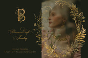 Gilded Petals Gold Foliage, an Illustration by SunnyAfternoons (Thumbnail 7 of 13)