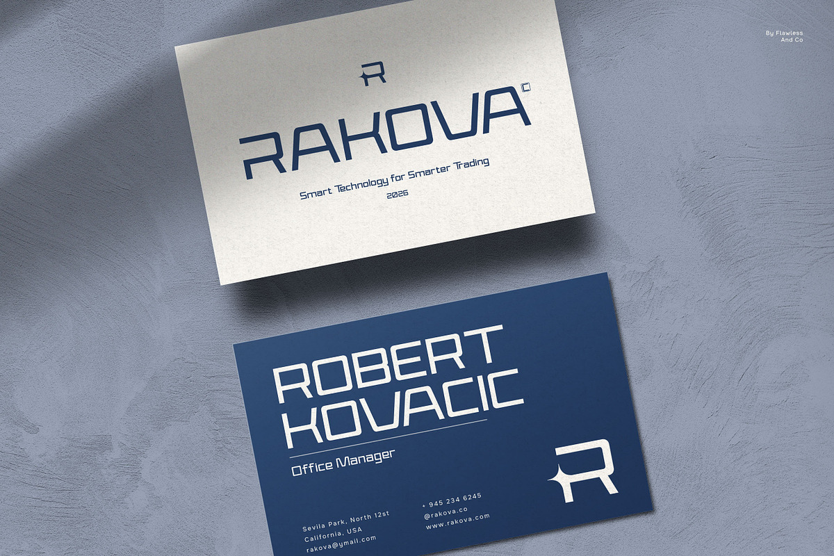 Genox - Modern Branding Display Font, a Sans Serif Font by Flawless And Co (Photo 4 of 10)