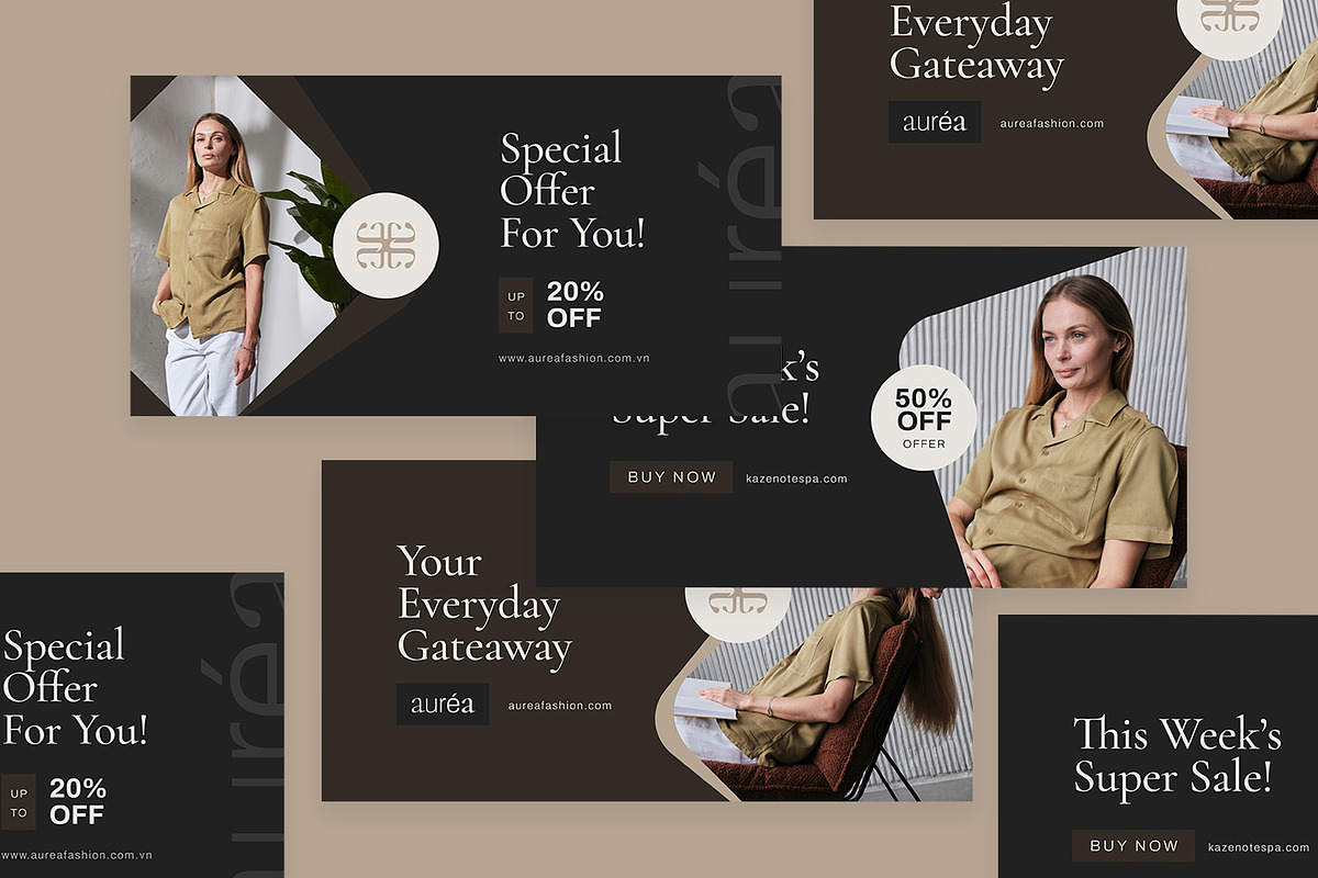 Aurea - Facebook Post, a Social Media Template by Fannan Studio (Photo 3 of 3)
