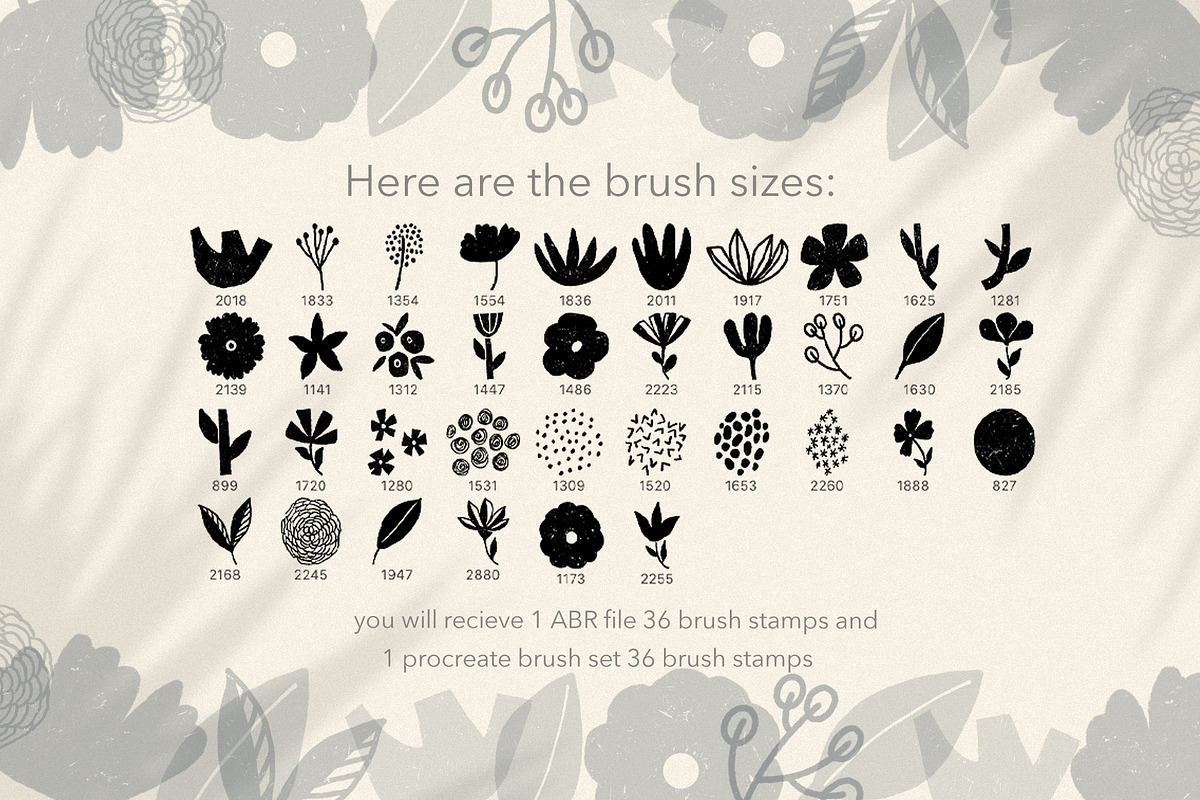 Procreate & PS Stamps Bundle, a Brush Add-On by Sweet Fig (Photo 13 of 13)