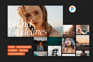 Aesthetic Brand Guidelines Template, a Branding & Logo Template by Ascend Studio