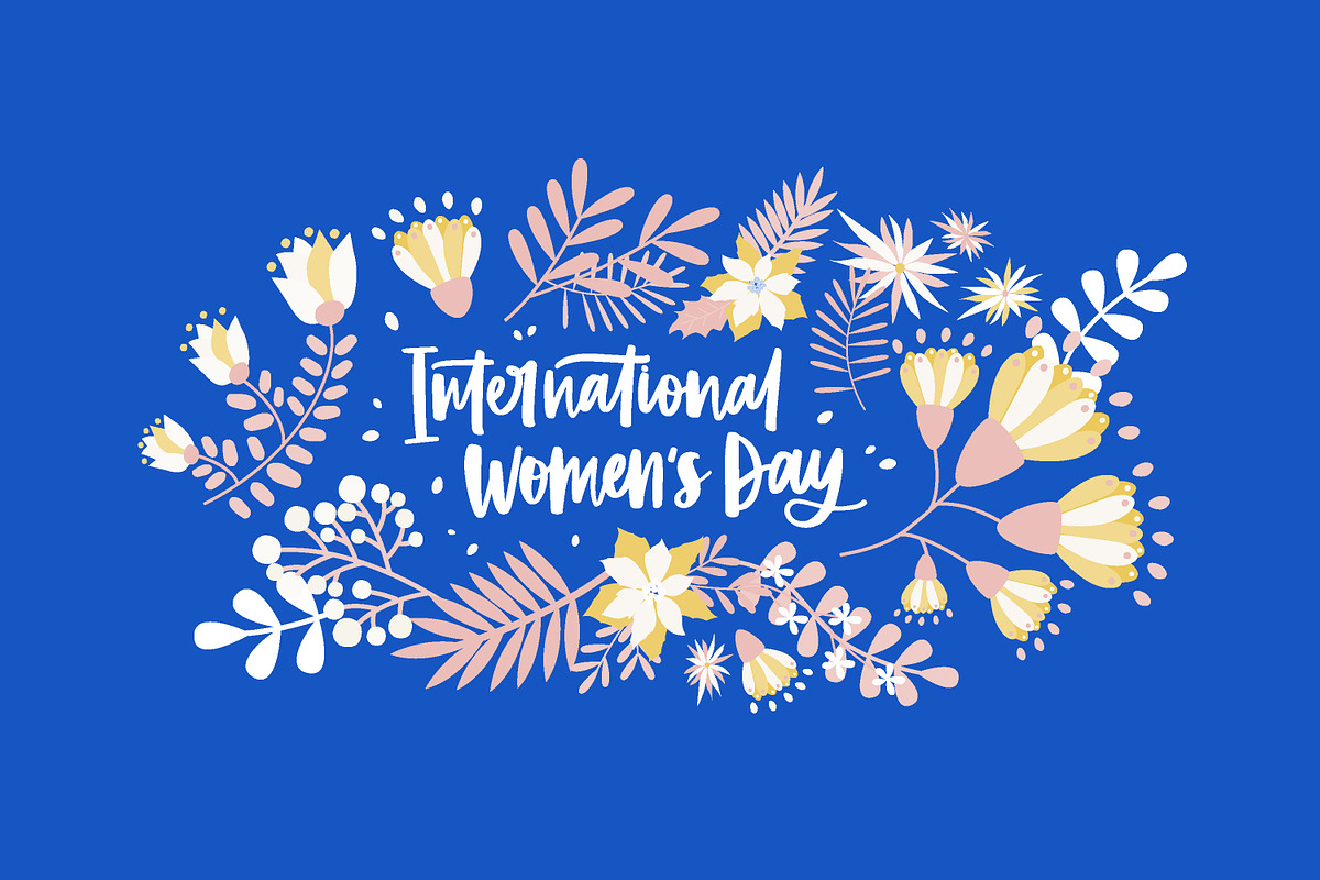Women's Day floral cards, a Decorative Illustration by Good Studio (Photo 5 of 7)