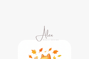 Cute Cat Clipart Set, a Decorative Illustration by Pati Charm Studio (Thumbnail 6 of 8)